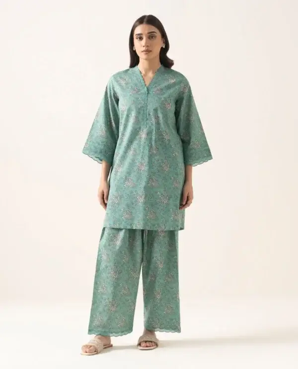 2 Piece - Printed Lawn Suit