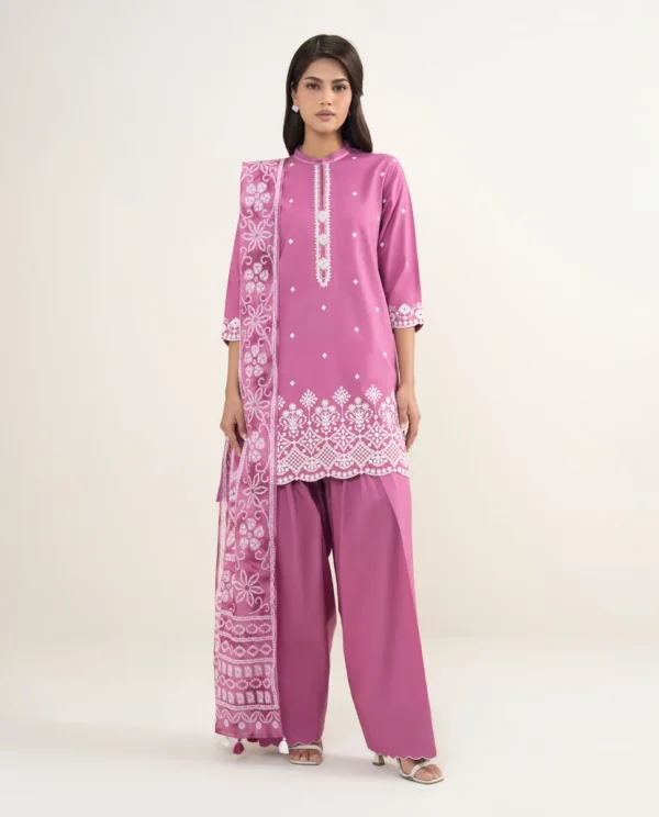 3 Piece - Embroidered Lawn Suit